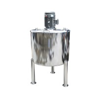 Sanitary stainless steel vertical mixing and stirring tank