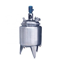 Vertical Double Jacketed Stainless Steel Mixing Agitator Tank