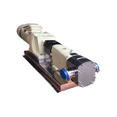 Sanitary semi-liquid transfer pump for solvent and wine