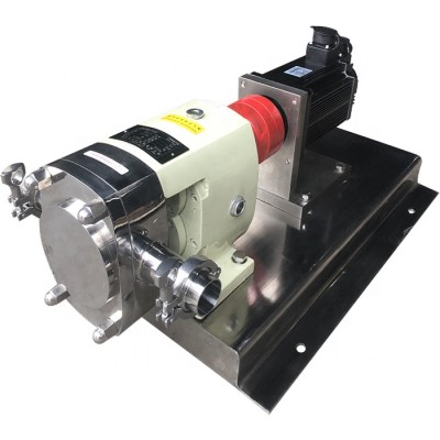 High efficient stainless steel rotary lobe pump